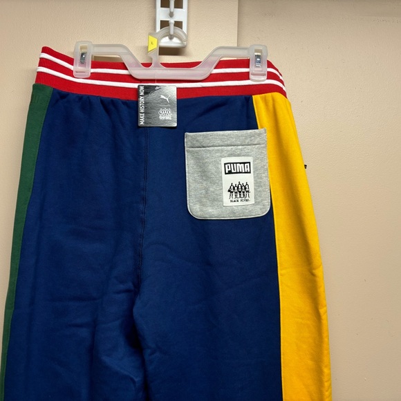 Puma HOOPMAN Black Fives SWEATS Men’s Large NWT - Picture 4 of 13